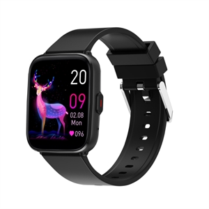 Изображение BlueNEXT Sports Smart Watch,IP67 Waterproof Watch,Heart Rate Monitoring Wristband,Bluetooth Control Music Playback Watch(Black)