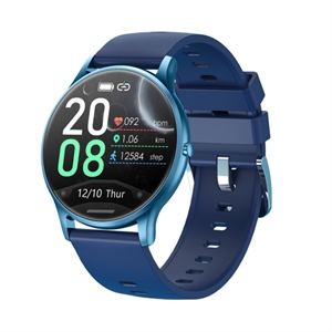 Изображение BlueNEXT Man Healthy Smart Watch,IP67 Waterproof Daily Work Smart Watch,Healthy Aluminum Case with Round Dial Wristband(Blue)