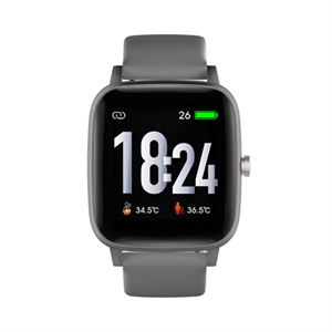 Picture of BlueNEXT Fashion SportsSmart Watch,Sleep monitoring Temperature control,Sedentary Reminder, Health Monitoring Bracelet(Grey）