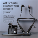 BlueNext 2 IN 1 TWS Headphone Neckband Bluetooth 5.3 ANC ENC Light Sensitivity Noise Earphone