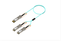 Image de 200G QSFP28 to 2x100G QSFP28 AOC 1m 2m 10m 20m 850nm Multi mode Active Optical Cable 200G QSFP-DD to 2x100G QSFP28 AOC