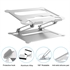 Picture of Aluminum Folding Adjustable Portable Laptop Stand Tablet Stand