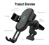 Picture of Lightweight And Slim Gravity Sensing Car Holder Wireless Charger