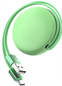 Macaron Round ABS Shell Retractable TYPE-C Android Mobile Phone Data Cable の画像