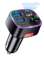 Bluetooth 5.3 FM Transmitter 48W  Car Charging Adapter