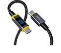 Изображение 0.8m USB C Cable 100W PD Type C Fast Charge for LED Digital Display Data Cord Data for Phones USB-C TO USB-C USB4