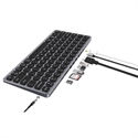 Aluminum Alloy Bluetooth Wireless Type-c Ergonomic Keyboard の画像