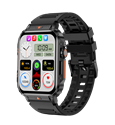 Blue NEXT 1.95 Inch Color Display IP68 Waterproof Smartwatch 340 mAH Super Battery Health Monitoring Smart Watch D05 の画像