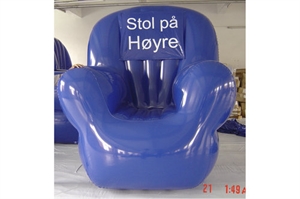 Picture of inflatable sofa and chair