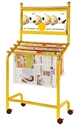 BX-X820 Newspaper display rack trolley