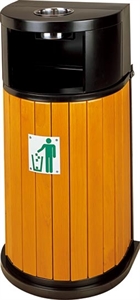 Picture of BX-B227 Wooden garbage can