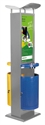 BX-B295 Advertising dustbin stand