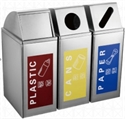 Image de Outside Stainless Steel Classify Waste bin
