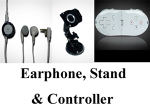 Picture of Earphone, Controller and Stand