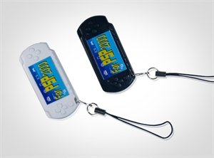 Picture of PSP 2000 key ring(black and white