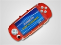 Picture of PSP 2000 crystal case with silicon sleeve