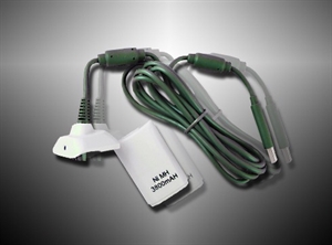 Picture of XBOX 360 3800mah battery pack  chargeable cable