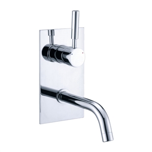 Picture of Single handle in-wall washbasin mixer