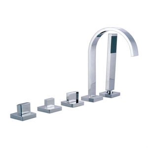 Image de Double handle bathtub mixer