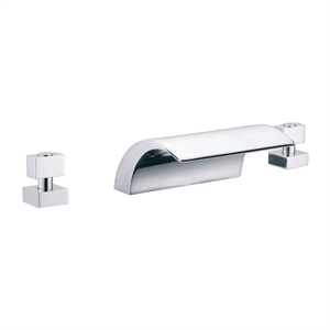 Image de Double handle bathrub mixer