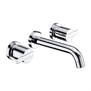 Picture of Double handle in-wall washbasin mixer