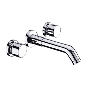 Image de Double handle in-wall washbasin mixer