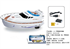 Изображение Large Scale iPhone Android Controlled RC Boat 2.4GH Toy Boat