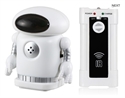 Изображение Radio Control Robot Toy with Light & Speaker (White)