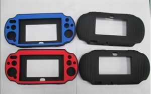 Picture of For PSVITA 2000 White  Newest Dual-color Silicone Protective Case Cover 