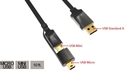 Image de for PS4 USB Micro Cable with USB Mini Adapter