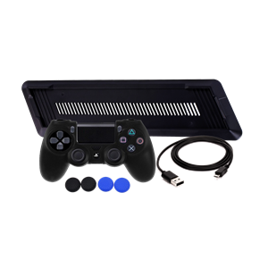 Image de 7 in 1 stand 1 silicone Protector 4 covers stick grip for dualshock 1 USB  Cable all  For PS4