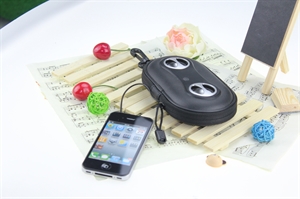 iPhone MP3 Smart Phone Portable Amplified Stereo Speaker Case の画像