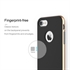 Изображение Black Champagne Gold Ultra Thin Kickstand Metal Texture Side Buttons Dual Layered Slim Fit Hard PC  Soft TPU For Apple iPhone 7/7Plus