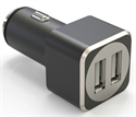 Image de Aluminum Quick Charge 30W 4.8Amp Dual Port USB Car Charger QC3.0 Cigarette Charger
