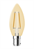 LED Filament Light Bulb Golden Tint Style の画像