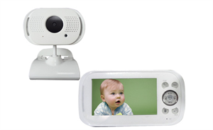 Изображение 2.4GHz Wireless Digital LCD Baby Monitor Camera Night Vision Audio Video