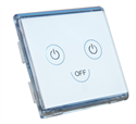 2 Way Glass panel Touch Screen Wall Light Countdown switch の画像