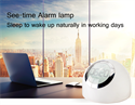 Silent Digital Date Snooze Alarm Clock Smart Night Light の画像