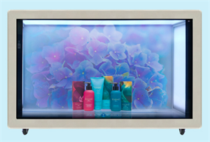 Picture of Transparent LCD display Windows Android system Advertising machine