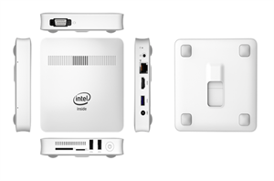 Image de Dual band WIFI 2.4G and 5G Mini PC HDMI VGA Windows 10 Intel Cherry Trail Z850 TV BOX
