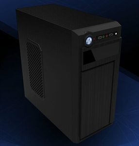 ATX PC Gaming Mid Tower Computer Case Black の画像