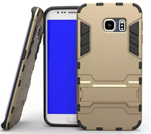  2 in 1 PC+TPU Covers Holder Durable With Kickstand  For Samsung Galaxy S6 S6 Edge の画像