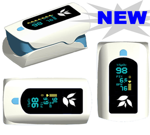Picture of finger pulse oximeter