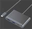 Type-C USB 3.0 2-Port Hub Micro SD SDHC SDXC Card Reader の画像