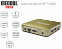 MECOOL HM8 TV Box Amlogic S905X 1+8G Quad Core 64 Bit Android 6.0 KODI 16.1 Marshmallow VP9 Profile Smart Mini PC OTA Bluetooth WiFi の画像