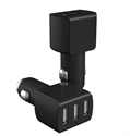 5V 2.4A Portable 3-Port Universal USB Smart Car Charger For Iphone 6 Plus Samsung Galaxy の画像