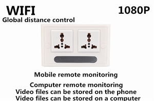 Remote WiFi Remote Control Smart Power 1080P HD Power Switch Spy Camera の画像