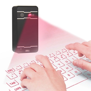 2015 Upgraded version Laser Virtual Projection Bluetooth Wireless Keyboard For Phone PC Laptop Tablet の画像