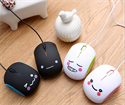 Creative bread mouse shape wired mouse