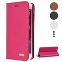 Litchi Texture Magnetic Flip Stand Cowhide Leather Case for iPhone 6 4.7"  の画像